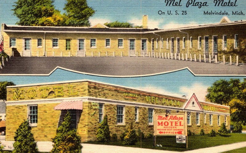 Mel Plaza Motel - Vintage Postcard (newer photo)